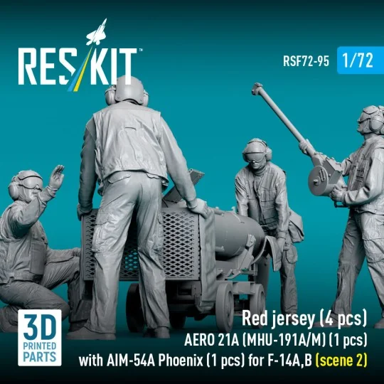 Red jersey (4 pcs) AERO 21A (MHU-191A/M) (1 pcs) with AIM-54A Phoen...
