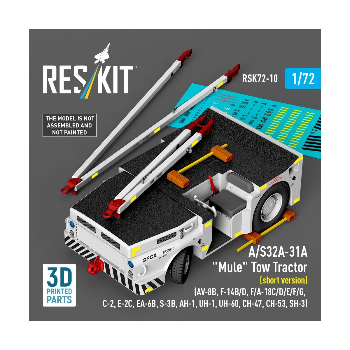 A/S32A-31A Mule Tow Tractor (short version) (AV-8B, F-14B/D, F/A-18...