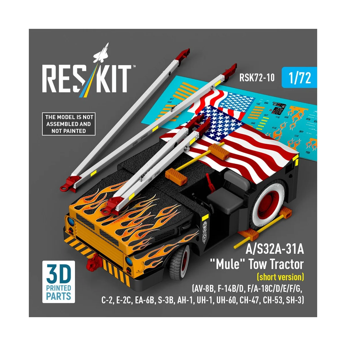 A/S32A-31A Mule Tow Tractor (short version) (AV-8B, F-14B/D, F/A-18...