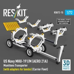 US NAVY MHU-191/M (AERO 21A) Munitions Transporter (with adapters f... 2