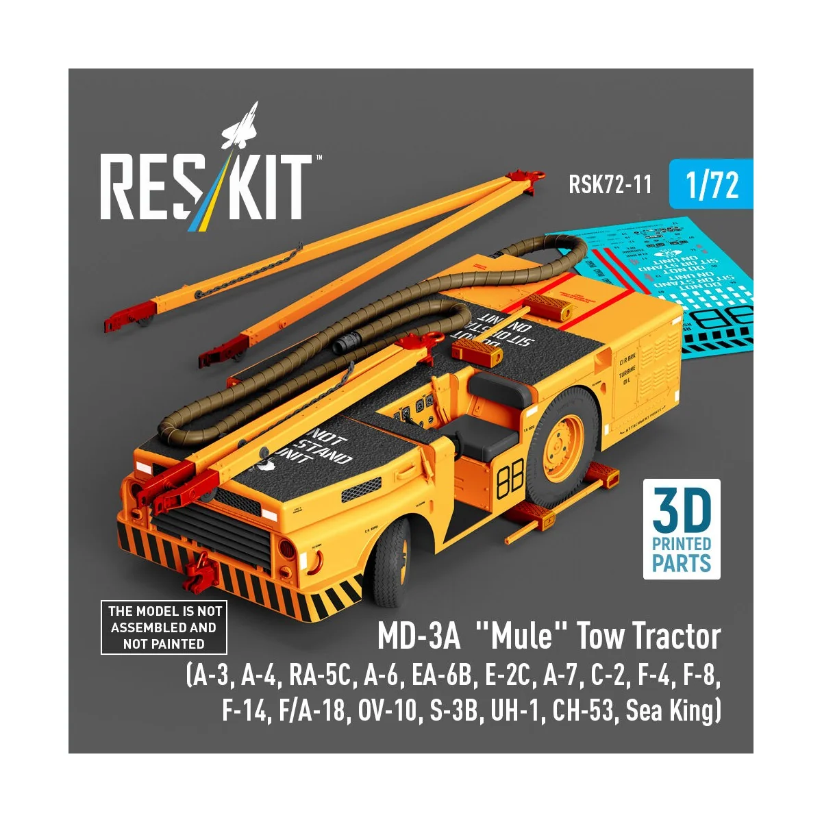 MD-3A Mule Tow Tractor (A-3, A-4, RA-5C, A-6, EA-6B, E-2C, A-7, C-2...