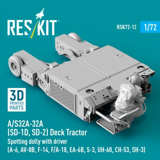A/S32A-32A (SD-1D, SD-2) Deck Tractor Spotting dolly with driver (A...