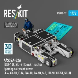A/S32A-32A (SD-1D, SD-2) Deck Tractor Spotting dolly with driver (A...
