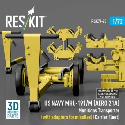 US NAVY MHU-191/M (AERO 21A) Munitions Transporter (with adapters f...