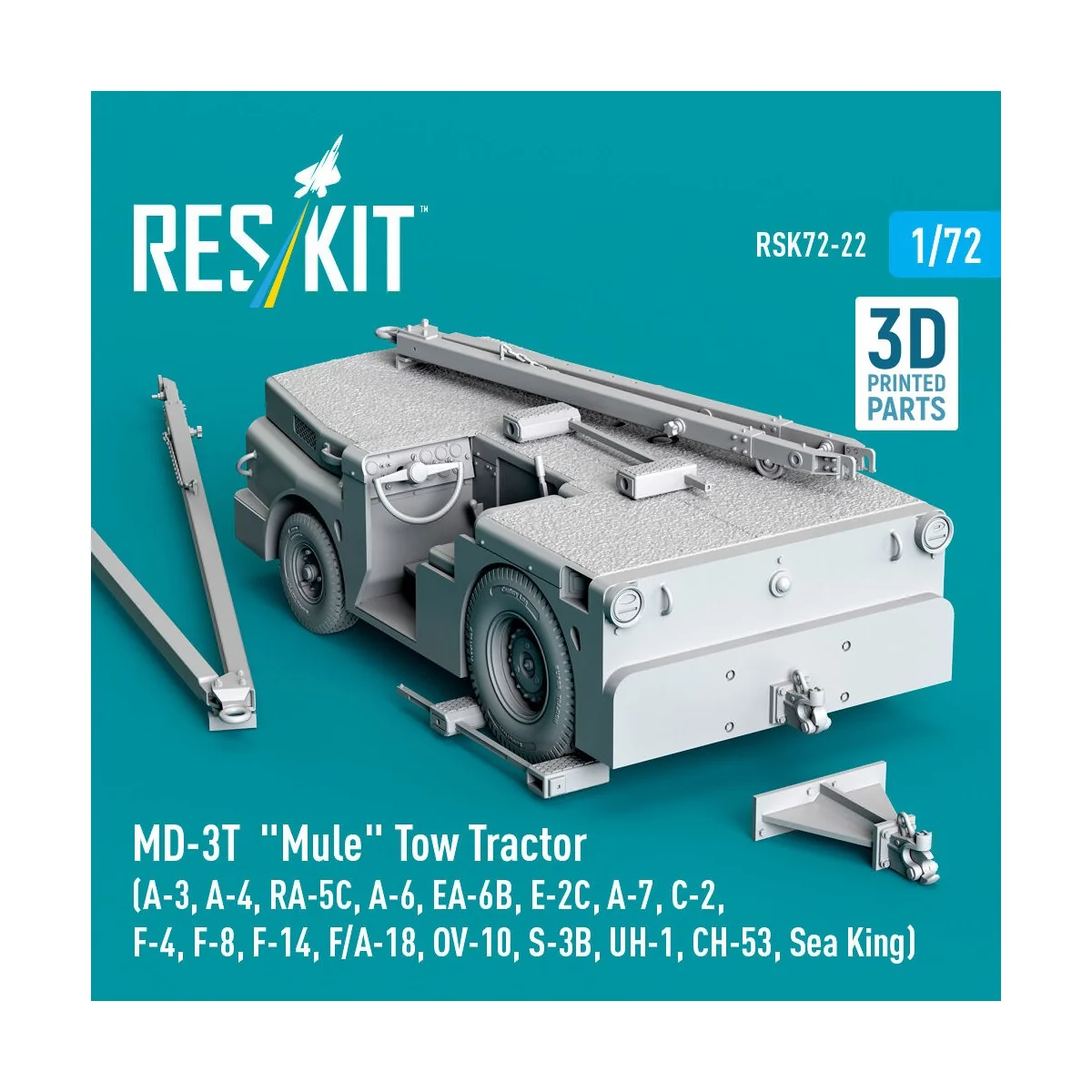 MD-3T Mule Tow Tractor (A-3, A-4, RA-5C, A-6, EA-6B, E-2C, A-7, C-2...