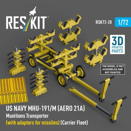 US NAVY MHU-191/M (AERO 21A) Munitions Transporter (with adapters f...