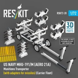 US NAVY MHU-191/M (AERO 21A) Munitions Transporter (with adapters f... 2