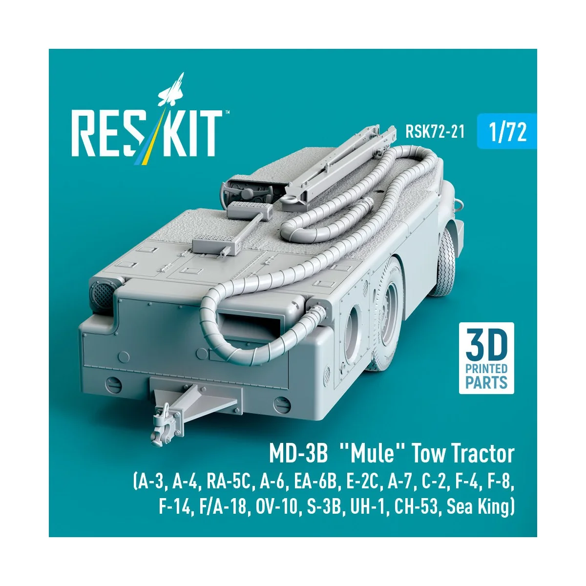 MD-3B Mule Tow Tractor (A-3, A-4, RA-5C, A-6, EA-6B, E-2C, A-7, C-2...