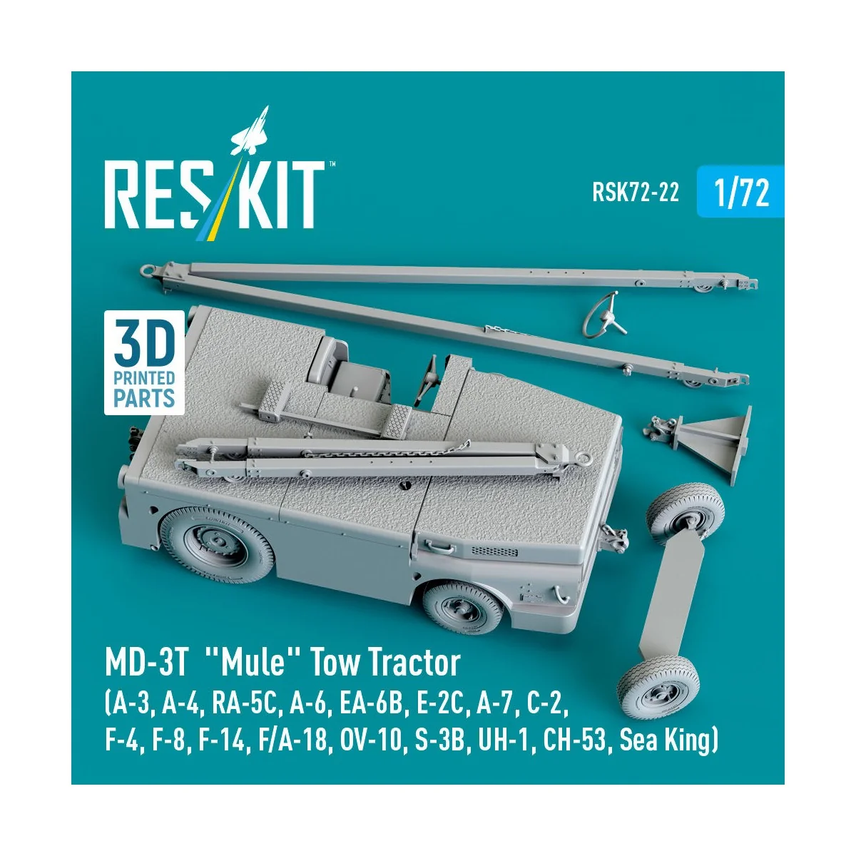 MD-3T Mule Tow Tractor (A-3, A-4, RA-5C, A-6, EA-6B, E-2C, A-7, C-2...