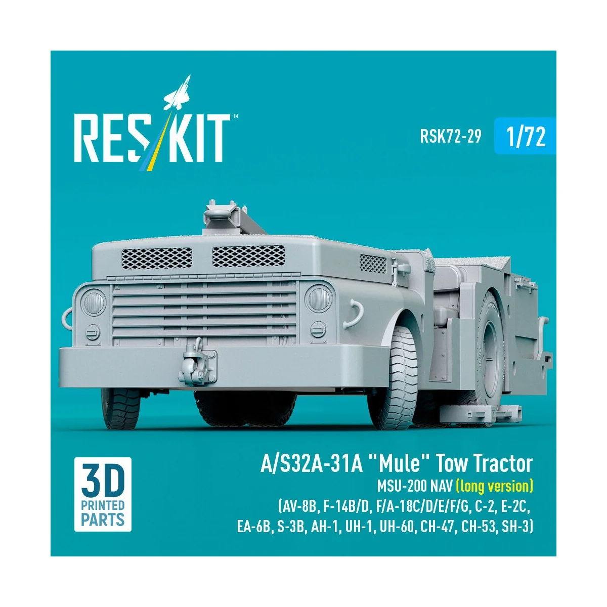 A/S32A-31A Mule Tow Tractor MSU-200 NAV (long version) (AV-8B, F-14...