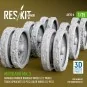 Merkava Mk.3 damaged rubber bandage wheels (12 pairs), track sprock...