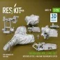 Merkava Mk.3 MG set w\cover (3 pcs) + machine gun mounts (3 pcs) fo...