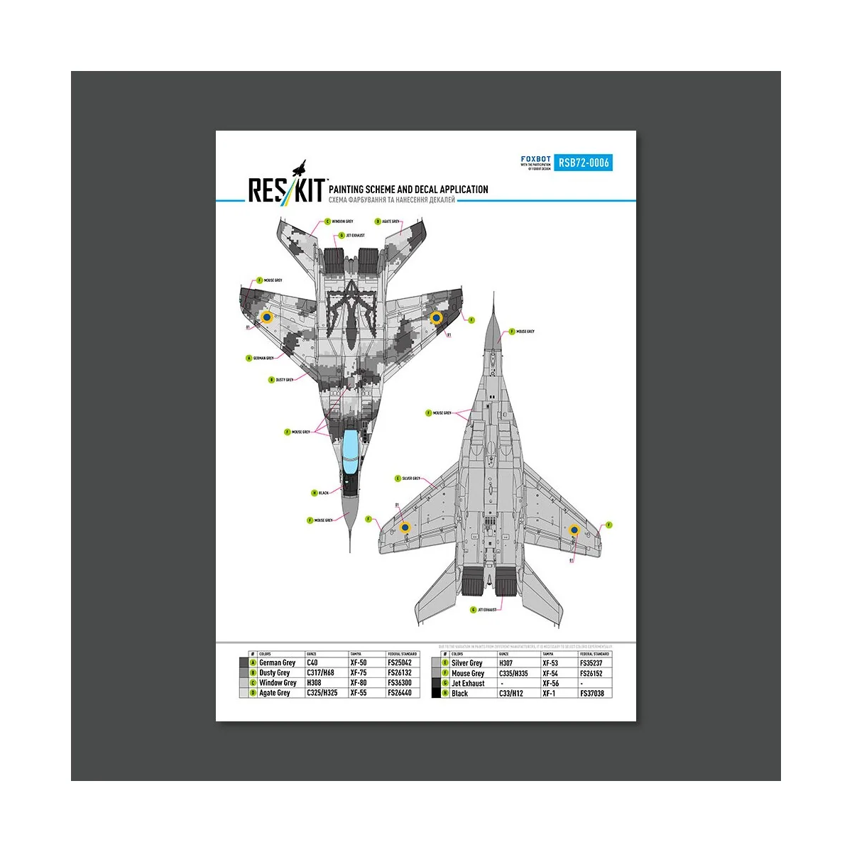 MiG-29 Fulcrum 9-13 (White 57) Digital (Pixel) Ukrainian Air Forces...