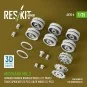 Merkava Mk.3 damaged rubber bandage wheels (12 pairs), track sprock...