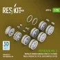 Merkava Mk.3 damaged rubber bandage wheels (12 pairs), track sprock...