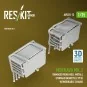 Merkava Mk.3 damaged rear hull metall storage baskets (2 pcs) w/wor...