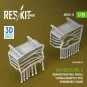 Merkava Mk.3 damaged rear hull metall storage baskets (2 pcs) w/wor...