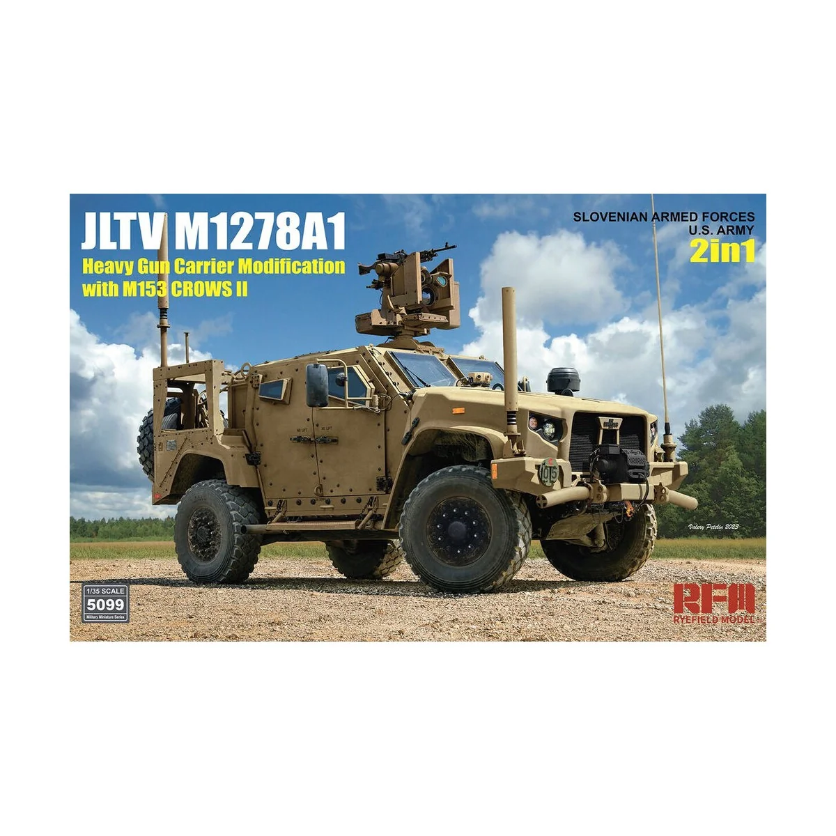 JLTV M1278A1 Heavy Gun Carrier Modification with M153 CROWS II 2 in...