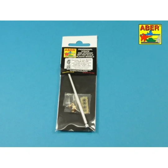 Germ.75mm barrel for KwK40L/48 with middle model muzzle brake for P...