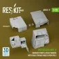Merkava Mk.3 damaged front & rear fenders with rear storage boxes (...