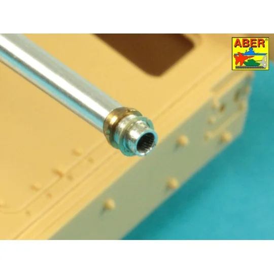 Germ.75mm barrel for KwK40L/48 with late model muzzle brake for Pz....