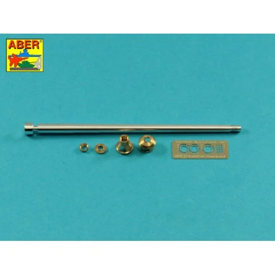Germ.75mm barrel for KwK40L/48 with late model muzzle brake for Pz....