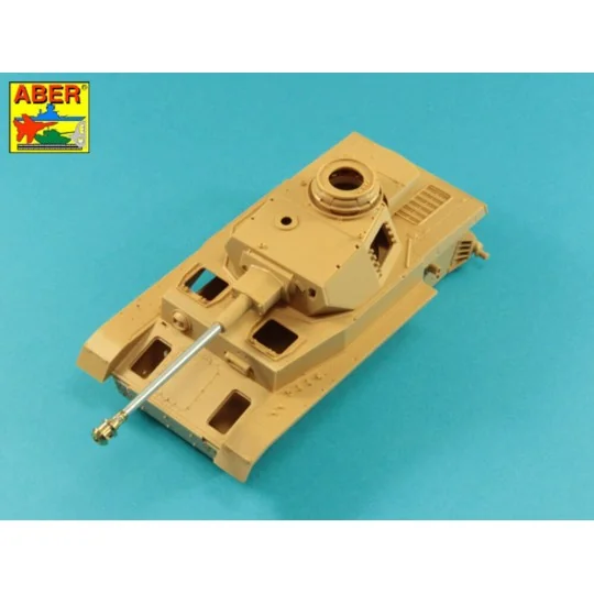 Germ.75mm barrel for KwK40L/48 with late model muzzle brake for Pz....