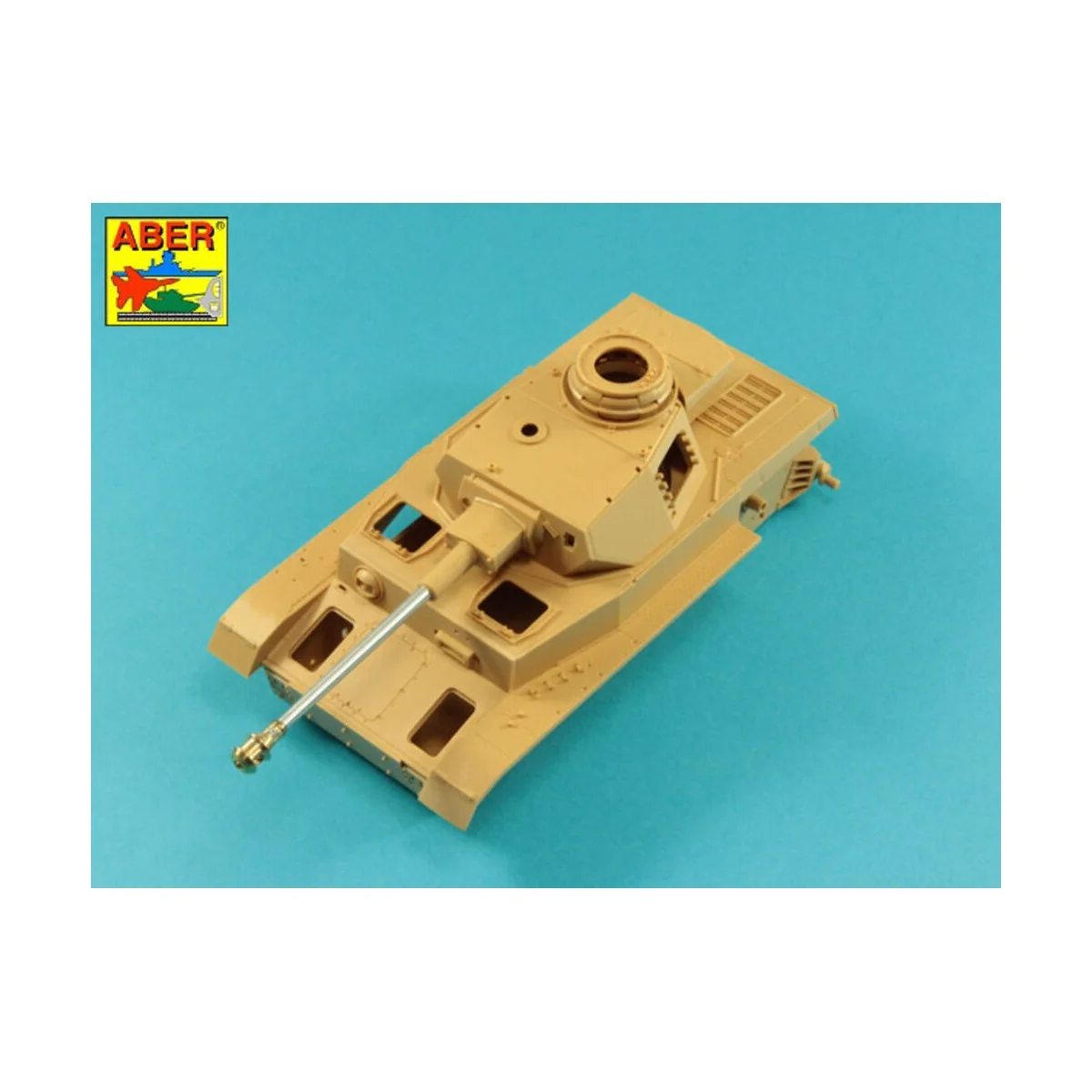 Germ.75mm barrel for KwK40L/48 with late model muzzle brake for Pz....