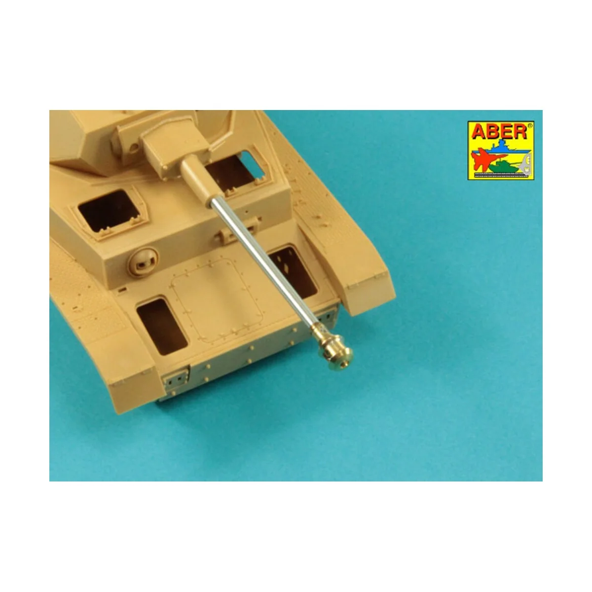 Germ.75mm barrel for KwK40L/48 with late model muzzle brake for Pz....
