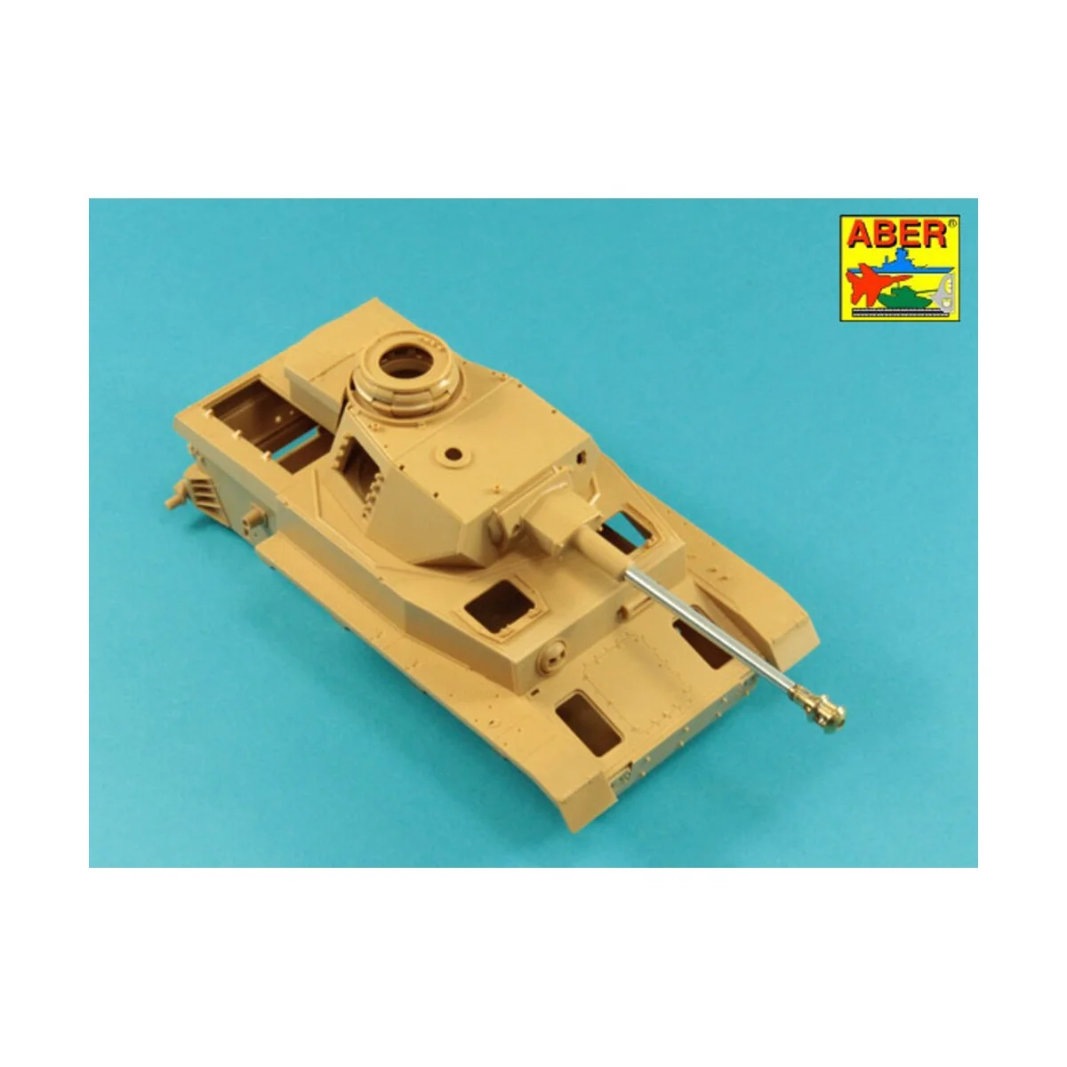 Germ.75mm barrel for KwK40L/48 with late model muzzle brake for Pz....