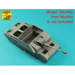 German StuK.40 L/48 7, 5 cm Barrel with final muzzle brake for Stug...