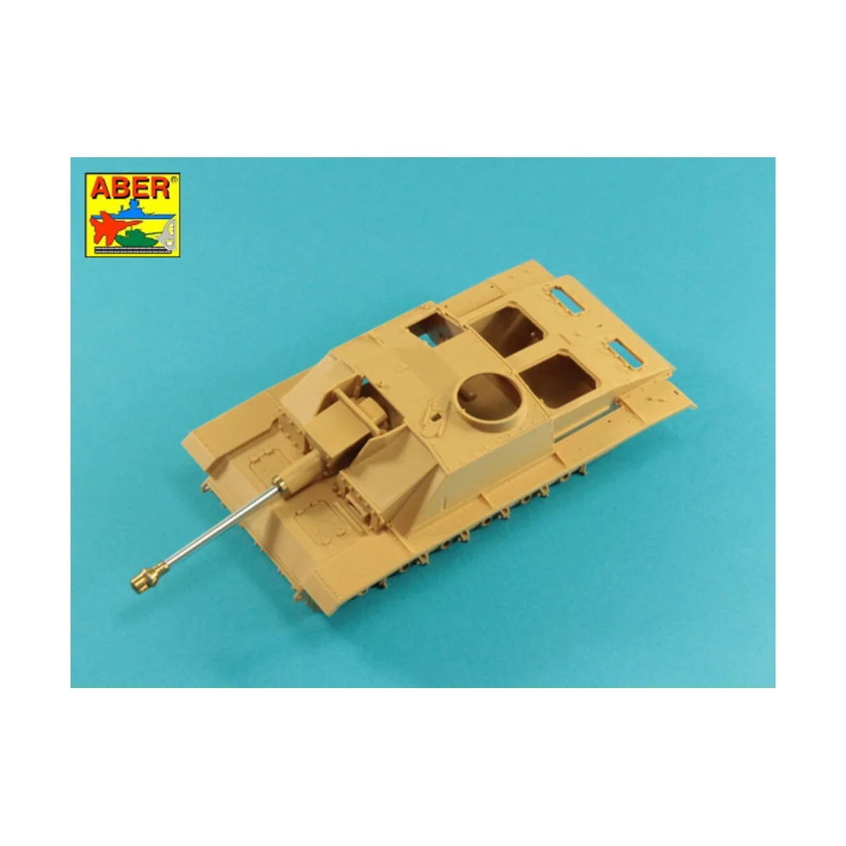 German StuK.40 L/48 7, 5cm barrel with early model muzzle brake for...