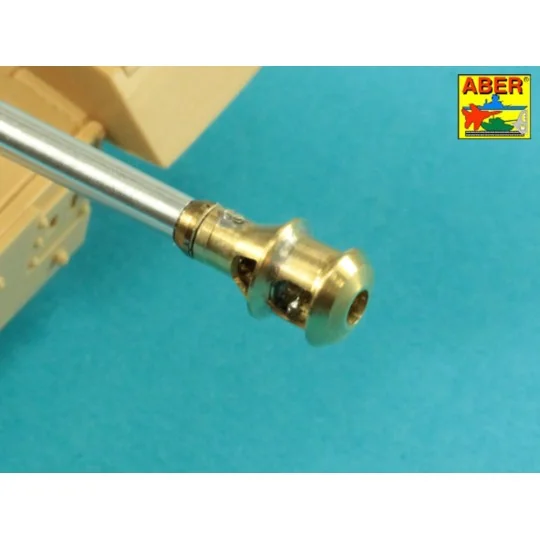 Germ.75mm barrel for KwK40L/48 with late model muzzle brake for Pz....