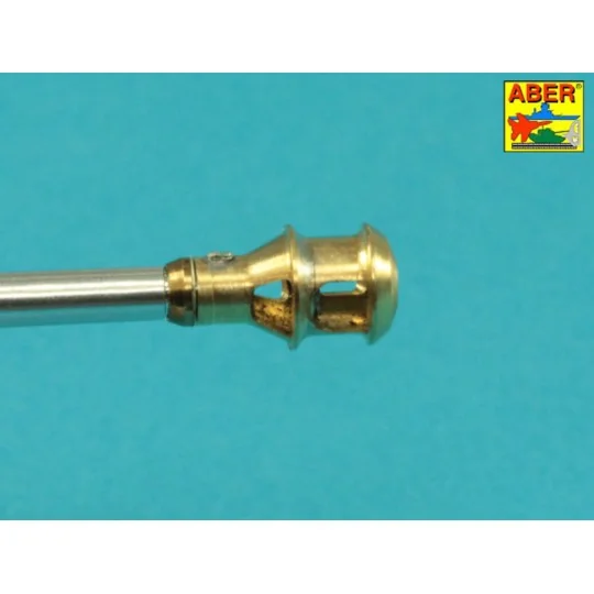 Germ.75mm barrel for KwK40L/48 with late model muzzle brake for Pz....