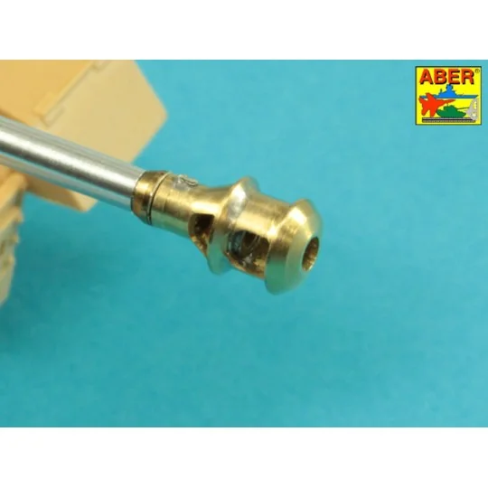 Germ.75mm barrel for KwK40L/48 with late model muzzle brake for Pz....