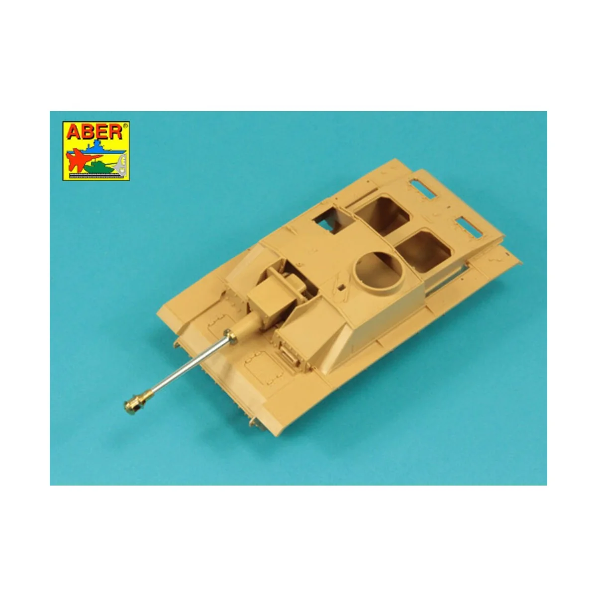 German StuK.40 L/48 7, 5 cm Barrel with final muzzle brake for Stug...