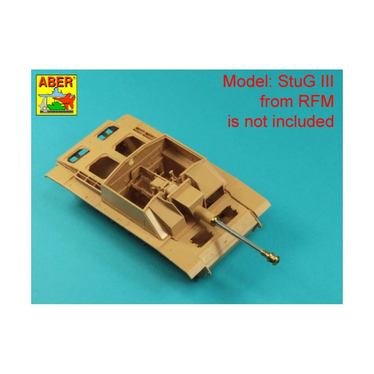 German StuK.40 L/48 7, 5 cm Barrel with final muzzle brake for Stug...