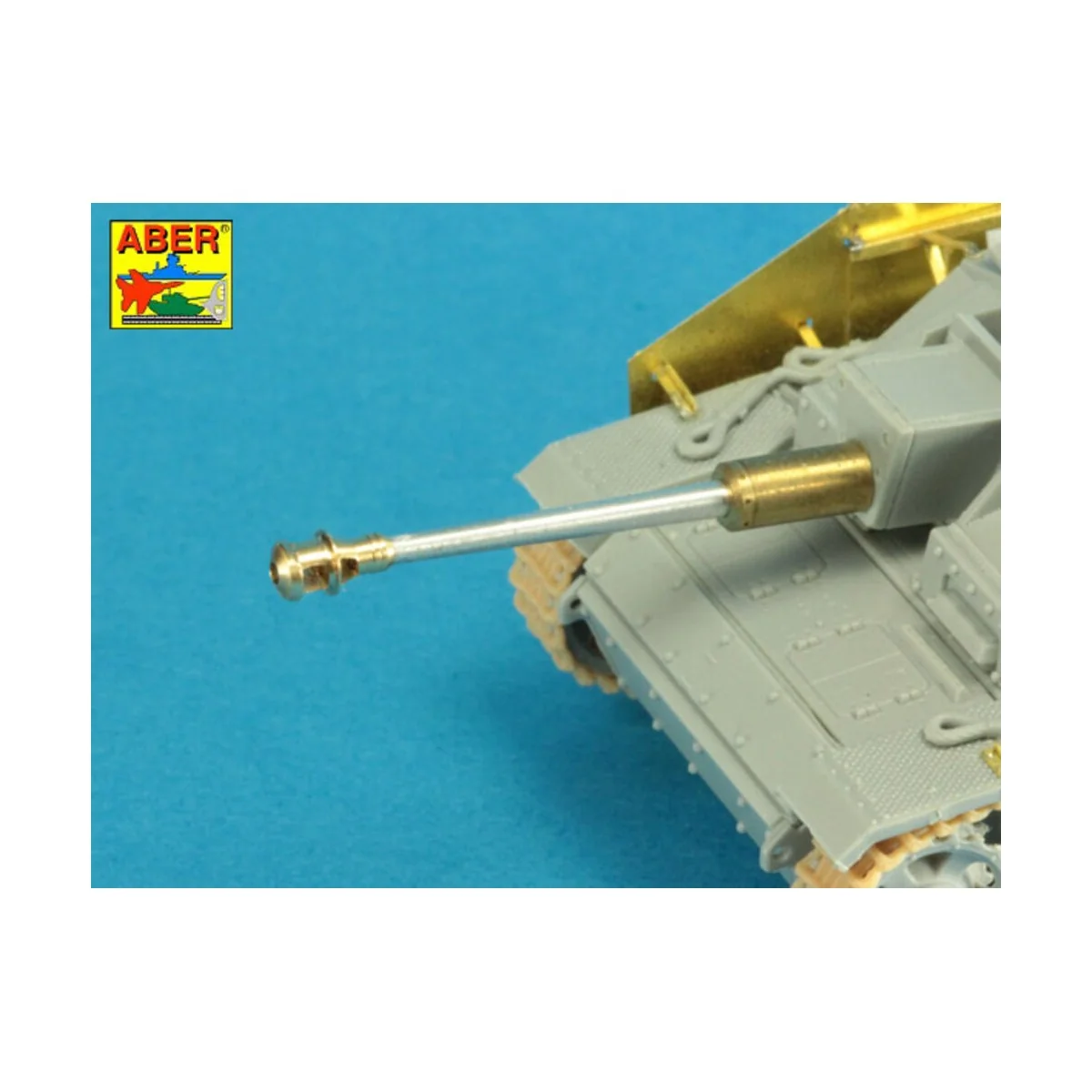German StuK.40 L/48 7, 5 cm Bartel with middle model muzzle brake f...