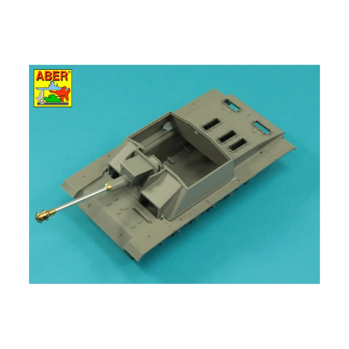 German StuK.40 L/48 7, 5 cm Barrel with final muzzle brake for Stug...