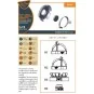 Ki-51 Sonia (all versions) resin exhaust & cooling gills for CP kit...
