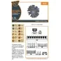 A5M Claude (all versions) resin engine set for CP kits CP72006/CP72...