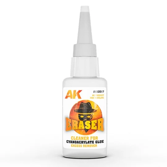 ERASER CLEANER FOR CYANOCRYLATE (EXCESS REMOVER) / LIMPIADOR PARA P...