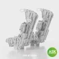 GRU7A ejection seats with seat belts 2 pcs, rec. for F-14A/B late -...