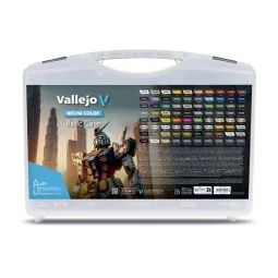 Mecha Color. Includes: 73 Mecha Color, 3 Mecha Varnish, 1 Airbrush ...