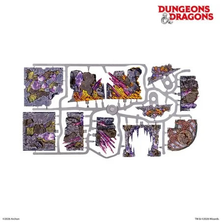 Dungeons & Dragons Underdark Pre-Painted Terrain Set - Archon Studi...