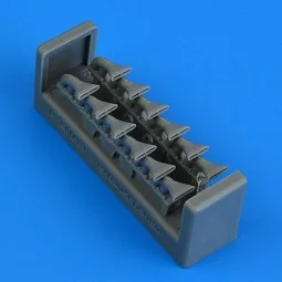 P-39Mk.I Airacobra exhaust - fishtail type for Arma Hobby, 1/48 - Q...