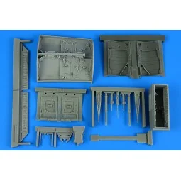 F-104A/C Starfighter wheel bay for Italeri, 1/32 - Aires 2292