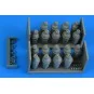 Gloster Meteor F.8/FR.9 combustion chambers for Revell, 1/32 - Aire...