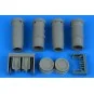 Gloster Meteor F.8/FR.9 exhaust nozzles for Revell, 1/32 - Aires 2294