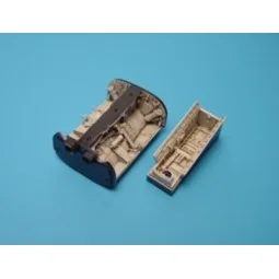 F-8 Crusader wheel bay for Academy, 1/72 - Aires 7112